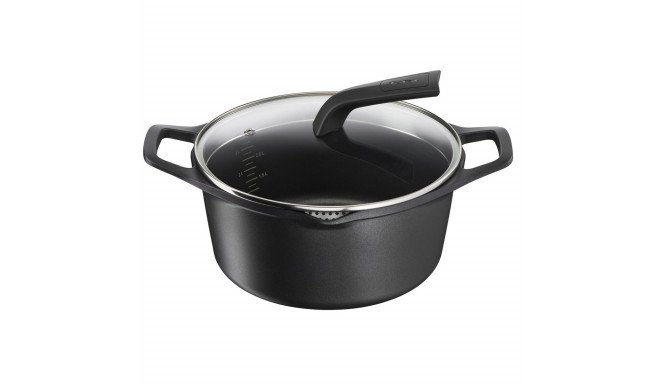 Kastrul kaanega Tefal E2494644 Must Ø 24 cm