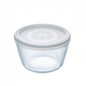 Apaļa Pusdienu Kastīte ar Vāku Pyrex Cook & Freeze 1,1 L 15 x 15 x 10 cm Caurspīdīgs Silikona Stikls