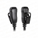 EM-3927-H2/SC/1W peakomplekt mikrofoni ja kõrvaklapp akustilise toruga Hytera kahvel