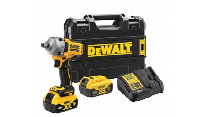 DEWALT. IMPACT WRENCH 1/2" 18V DCF891P2T 812Nm 2x5.0Ah 4-SPEED TSTAK SAFETY RING