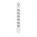 Power Socket - 6 Sockets with Switch TM Electron 230 V