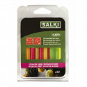 Hot melt glue sticks Salki 430106 Разноцветный Декор Фтор Ø 8 x 95 mm (22 штук)