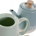 Teapot DKD Home Decor 8424001793235 Blue Mint Stoneware (22.5 x 12 x 16.5 cm) (2 pcs) (1L)