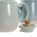 Teapot DKD Home Decor 8424001793235 Blue Mint Stoneware (22.5 x 12 x 16.5 cm) (2 pcs) (1L)