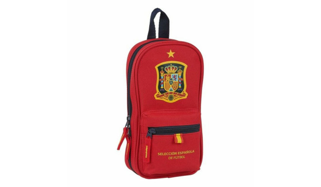 Backpack Pencil Case RFEF M847 Red 12 x 23 x 5 cm