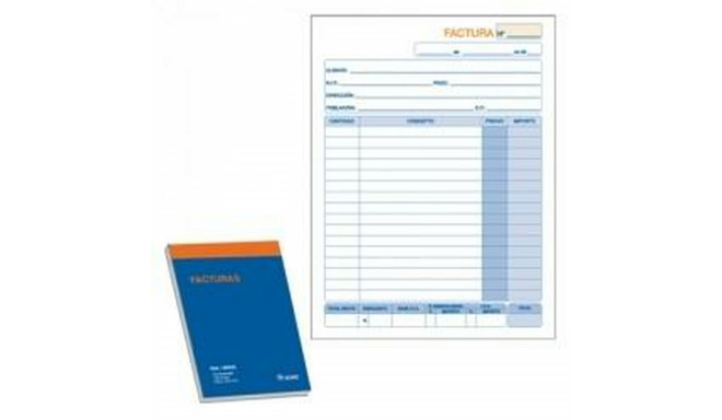 Invoice Check-book DOHE 50006 1/4 10 Pieces 100 Sheets