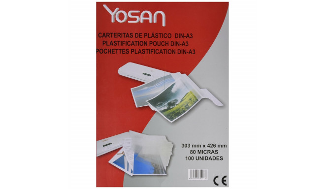 Laminating sleeves Yosan Transparent A3