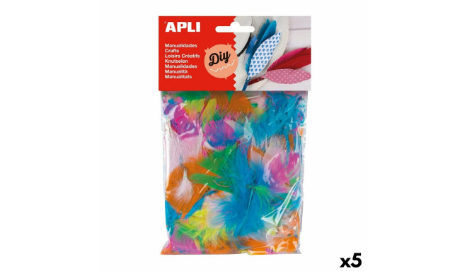 Materjalid käsitööks Apli Suled Mitmevärviline 14 g (5 Ühikut)