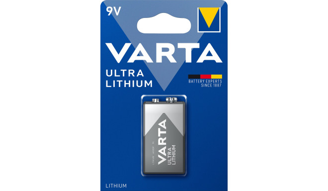 Varta patarei Ultra Lithium 9V-Block 6 LR 61 1tk