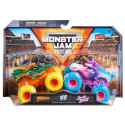 Monster Jam , Official Dragon Vs. Sparkle Smash Die-Cast Monster Trucks, 1:64 Scale, Kids Toys for B