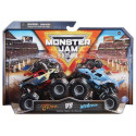 Monster Jam , Official Dragon Vs. Sparkle Smash Die-Cast Monster Trucks, 1:64 Scale, Kids Toys for B