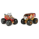 Monster Jam , Official Dragon Vs. Sparkle Smash Die-Cast Monster Trucks, 1:64 Scale, Kids Toys for B