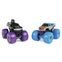 Monster Jam , Official Dragon Vs. Sparkle Smash Die-Cast Monster Trucks, 1:64 Scale, Kids Toys for B