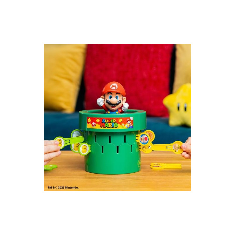 Tomy Pop Up Mario Board game Fine motor skill (dexterity) - Board games ...