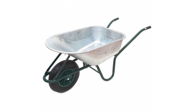 Wheelbarrow for construction, Zn, pneumatic wheel  120L