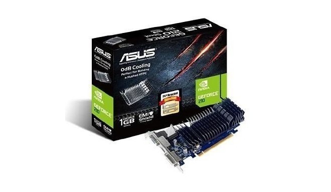 Graphics Card | ASUS | NVIDIA GeForce 210 | 1 GB | 64 bit | PCIE 2.0 16x | GDDR3 | Memory 1200 MHz |