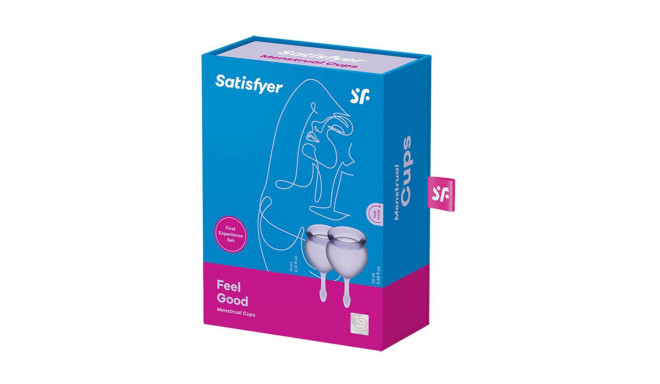 SATISFYER FEEL GOOD COPA MENSTRUAL LILA 2UN