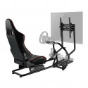 NanoRS RS160 Gaming Chair Racing Simulator Stand 3 in 1 PC Console Gamers Synthetic Leather Cover St