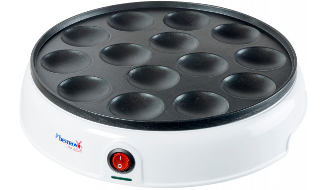 Bestron mini pancake maker APFM700W, white