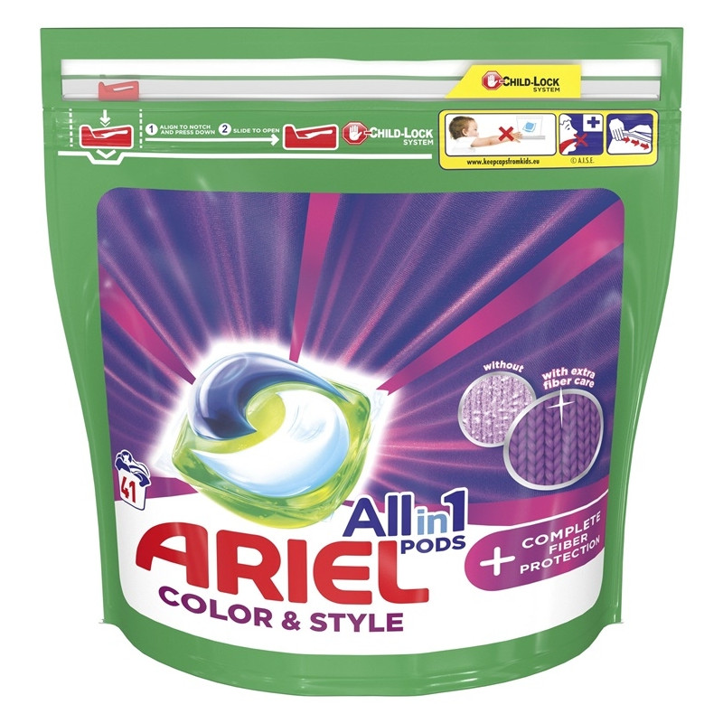 WASHING CAPS ARIEL COMPLETE 41PCS Laundry detergents Photopoint