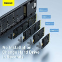Baseus HUB Hard Disk Case Full Speed Series SSD Enclosure (Type-C - GEN2) Space Gray (CAYPH-F0G)