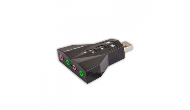 Fusion skaņas karte USB | 7.1 | Regulējams Skaļums | Mikrofons