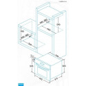Edesa built-in oven EOE-8040 P X