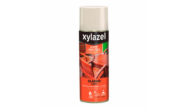 Tiikpuuõli Xylazel Classic 5396270 Spray Tiikpuu 400 ml Matt