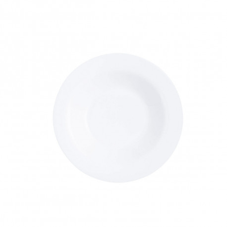Plate set Arcoroc Intensity White 6 Units Glass 22 cm