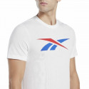 Vīriešu Krekls ar Īsām Piedurknēm Reebok GS VECTOR TEE HS4899 Balts (M)