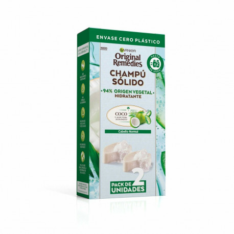 Ciets šampūns Garnier Original Remedies X Mitrinošs Kokosrieksts 2 gb. 60 g