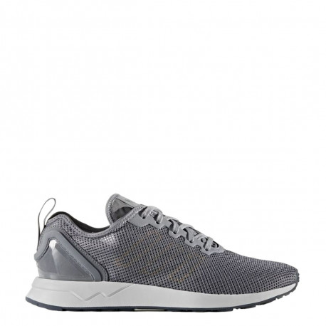 Mens grey adidas zx flux trainers best sale