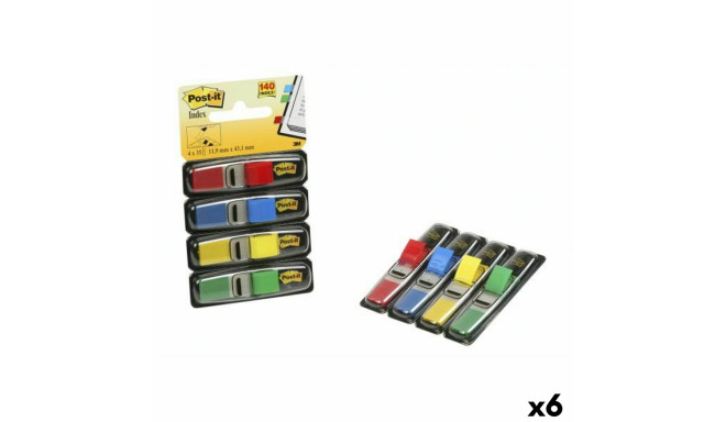 Līmlapiņas Post-it 683-4 Daudzkrāsains 12 x 43,1 mm (6 gb.)