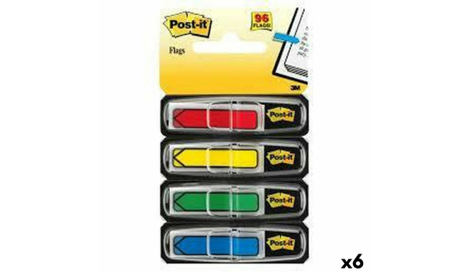 Kleebitavate märkmepaberite komplekt Post-it Index Mitmevärviline 12 x 43,1 mm (6 Ühikut)