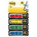 Set of Sticky Notes Post-it Index 12 x 43,1 mm Multicolour 96 Sheets (6 Units)