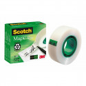 Adhesive Tape Scotch Magic Transparent 19 mm x 33 m (12 Units)