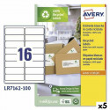 Printera birkas Avery LR7162 99,1 x 33,9 mm Balts 100 Loksnes (5 gb.)