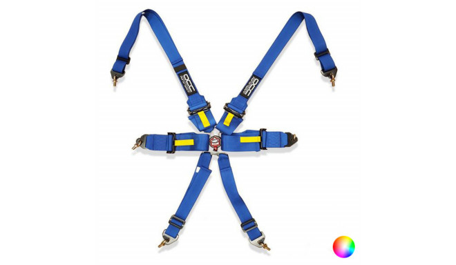 Harness with 6 fastening points Fia Racing OCC Motorsport - Blue