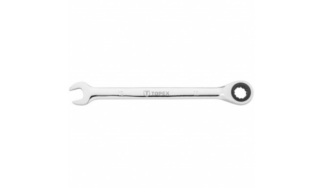 Combination spanner with ratchet 10mm CrV