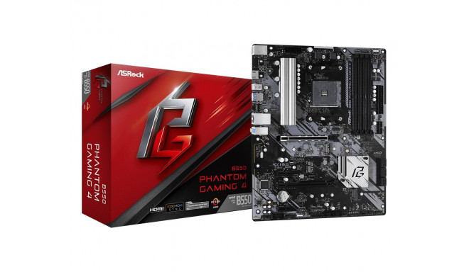 ASRock emaplaat B550 Phantom Gaming 4 AM4 ATX AMD B550
