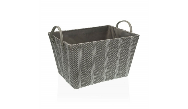 Basket Versa Grey Paper (26 x 22 x 36 cm)