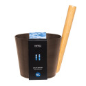 Sauna Bucket RENTO BROWN 5L