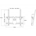 Multibrackets MB-4012 Universal Tilt Wallmount Medium up to 32"-55" / 75kg