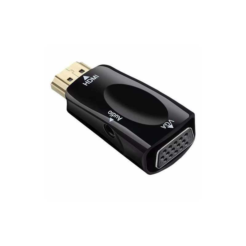 RoGer HDMI to VGA (+Audio) Converter black - Cables - Photopoint