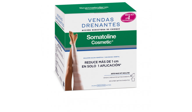 SOMATOLINE COSMETIC DRENANTE VENDAS KIT COMPLETO ACCIÓN REDUCTORA CHOQUE LOTE 4 pz