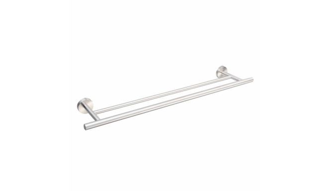 Bar towel rail DKD Home Decor 70 x 13,5 x 5,3 cm Silver Stainless steel