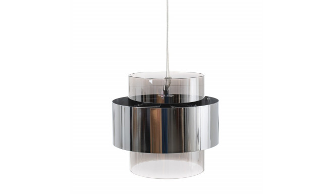 Ceiling Light 28 x 28 x 120 cm Crystal Metal Silver Ø 28 cm