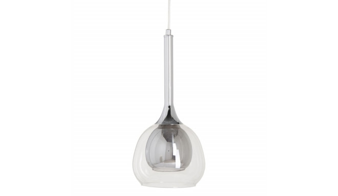 Ceiling Light 16 x 16 x 50 cm Crystal Grey Metal