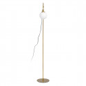 Floor Lamp 24 x 17 x 160 cm Crystal Golden Metal