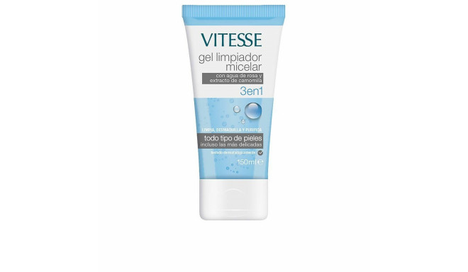 Sejas tīrīšanas želeja Vitesse 3-vienā Kumelītes Rožu ūdens un (150 ml)